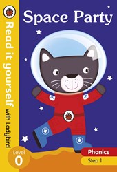 Show details for Space party - Read it yourself with Ladybird Level 0 Step 1 Picture of Space party - Read it yourself with Ladybird Level 0 Step 1