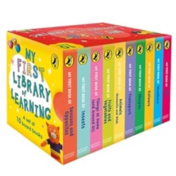 Show details for My First Library of Learning: Box Set, Complete Collection of 10 Early Learning Board Books for Super Kids, 0 to 3 Picture of My First Library of Learning: Box Set, Complete Collection of 10 Early Learning Board Books for Super Kids, 0 to 3